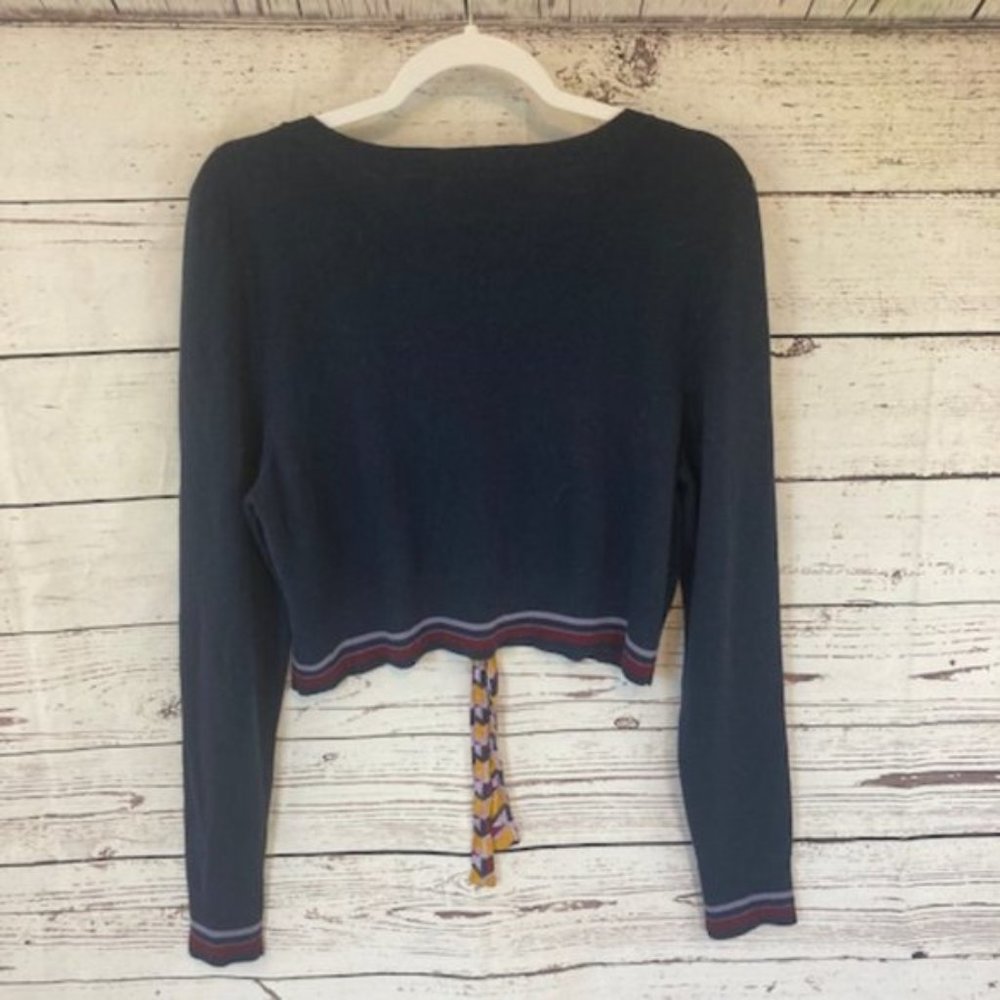 Maeve Loretta cropped tie neck sweater - Picture 8 of 9